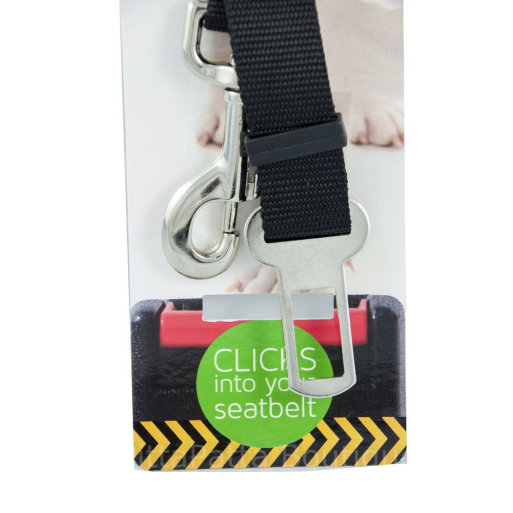 Canine Care Safety Seat Belt Tether (Black) image