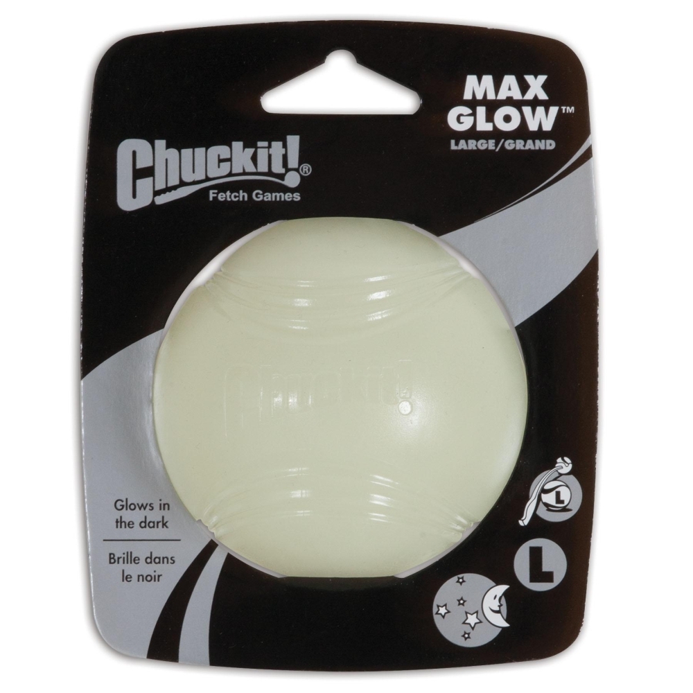 Chuckit! Max Glow Fetch Ball 1 Pack Large