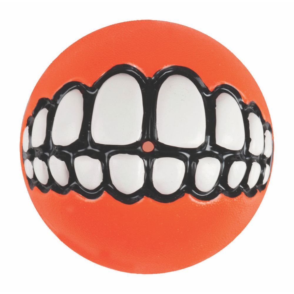 Rogz Grinz Treat Dog Ball Orange S, M, L