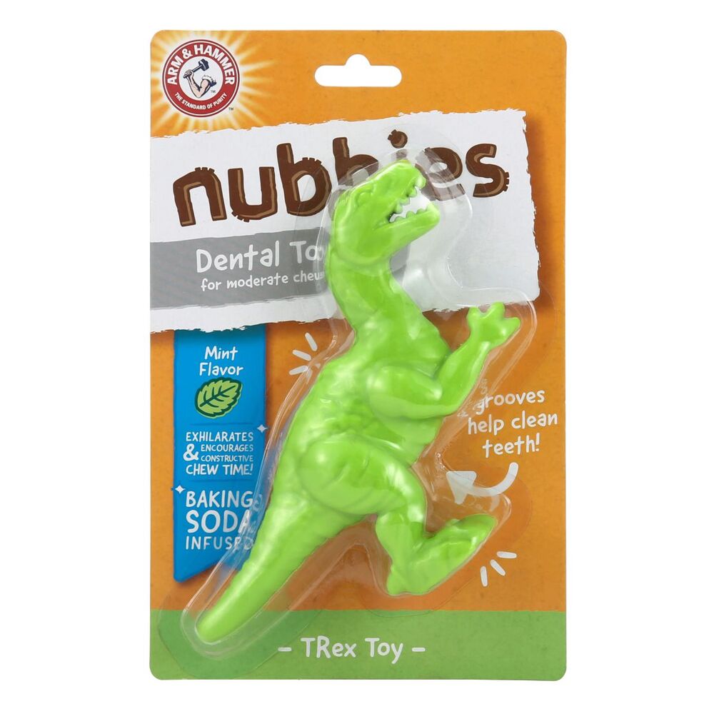 Arm & Hammer Nubbies T-Rex Dental Chew Toy for Dogs image