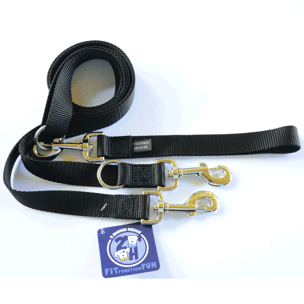 Euro Training Multi-Function Lead Black( 2.5cm Wide) image