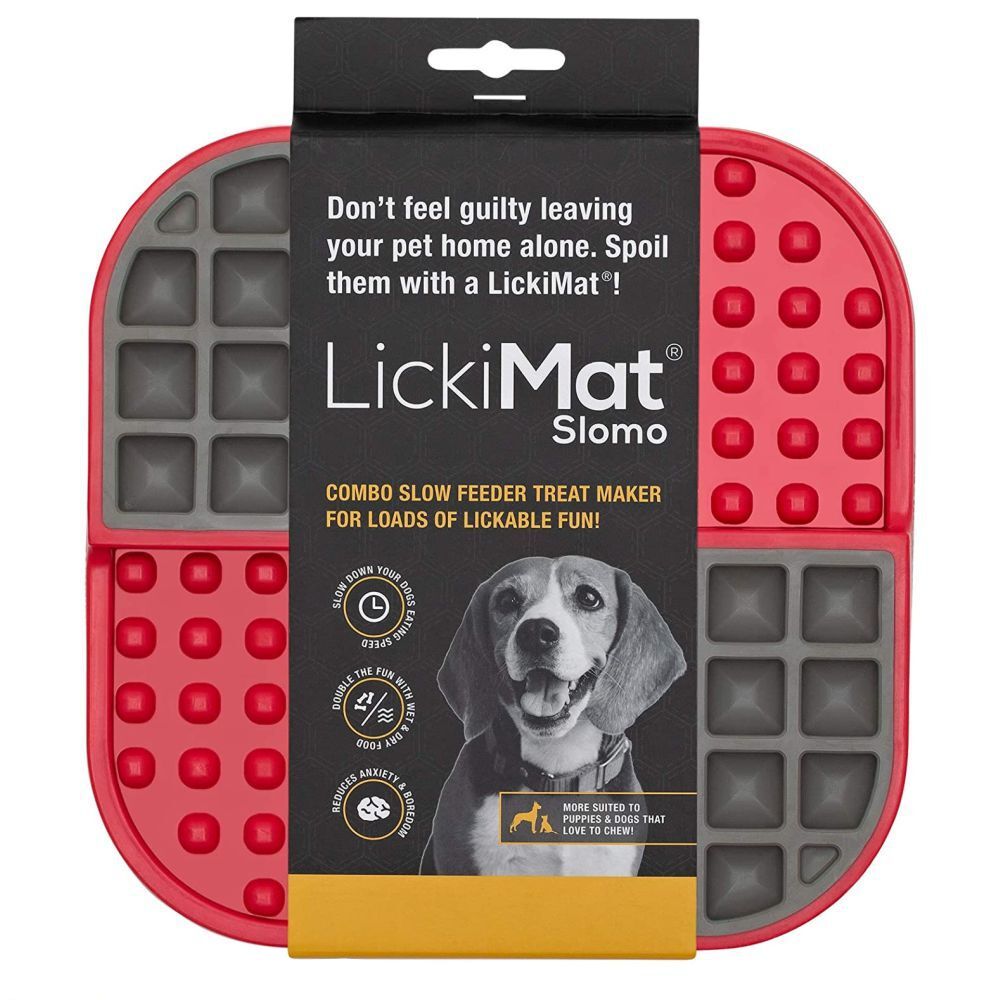 LickiMat SLOMO Deluxe Mat (Red) image