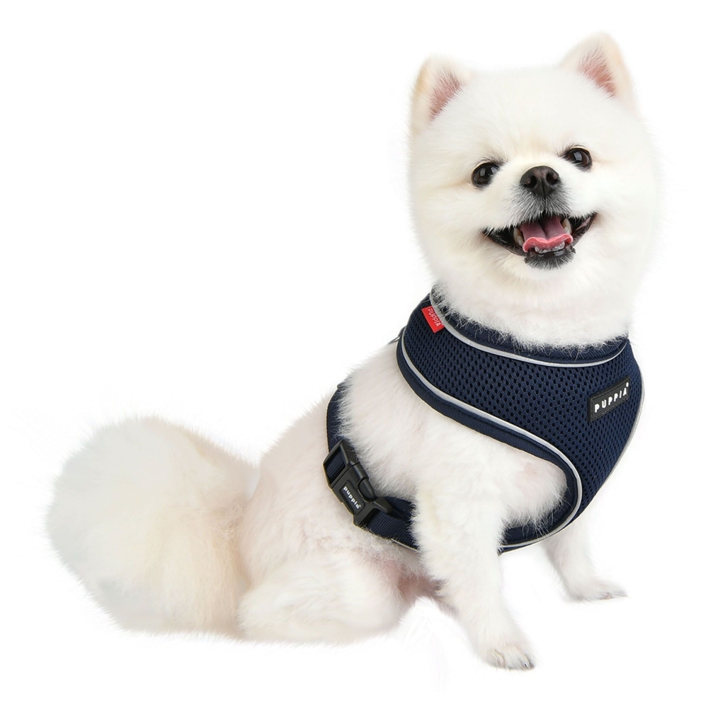 Puppia Soft Pro Dog Harness Navy Large PittaPatta Boutique