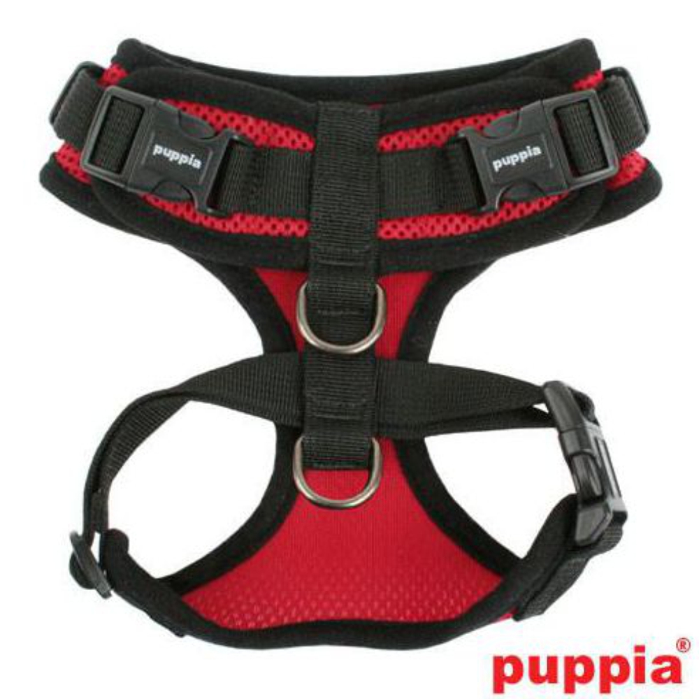 Puppia Ritefit Dog Harness Red PittaPatta Boutique