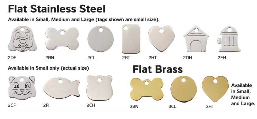 Flat Stainless Steel options