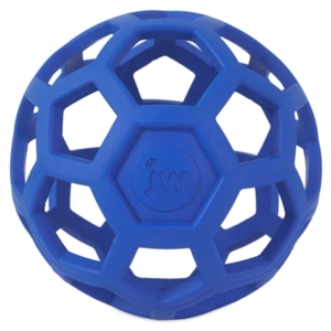 JW PET Hol-ee Roller Dog Toy (Blue, Small)