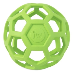 JW PET Hol-ee Roller Dog Toy (Green, Small)