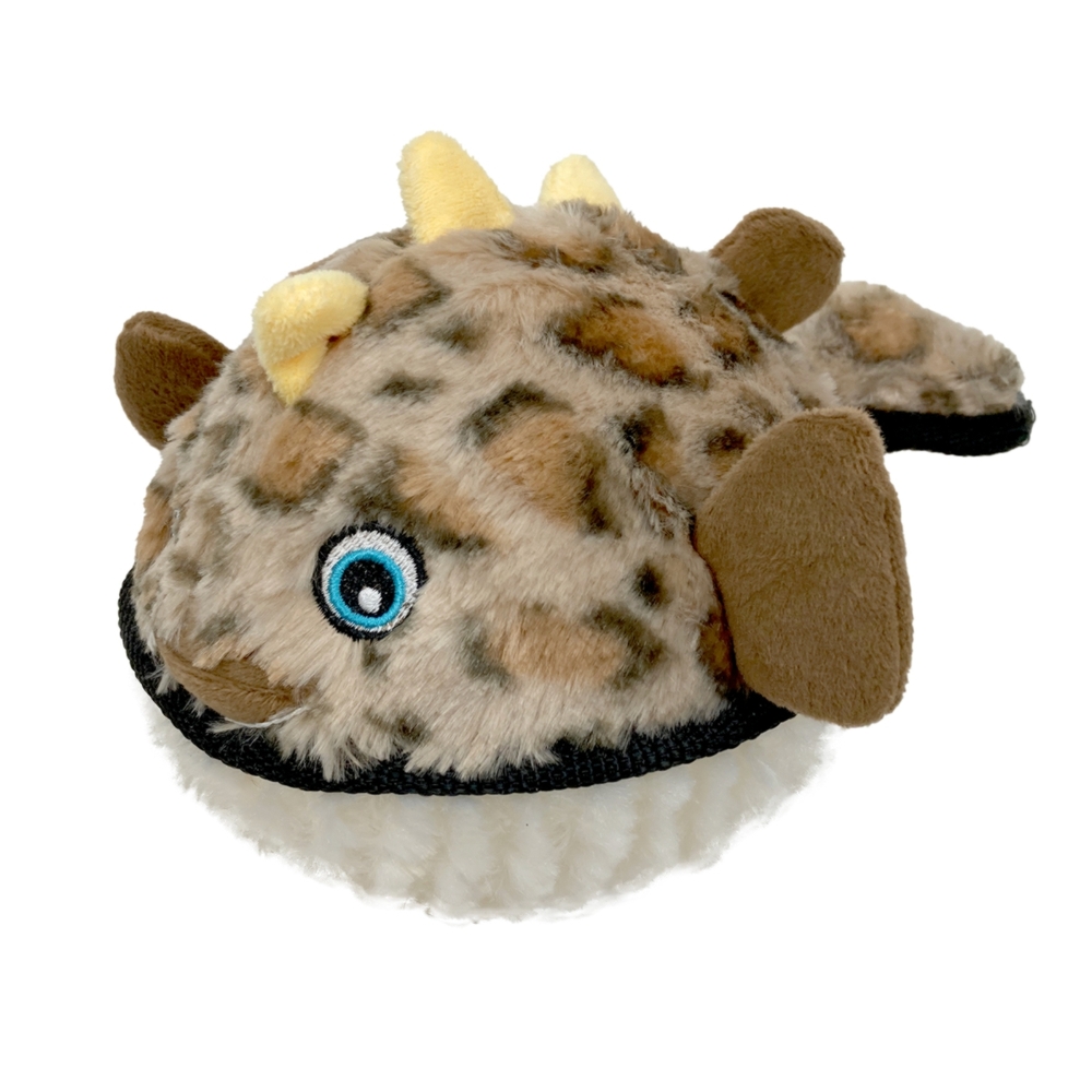 Ruff Play Plush Tuff Plush Blowfish Dog Toy