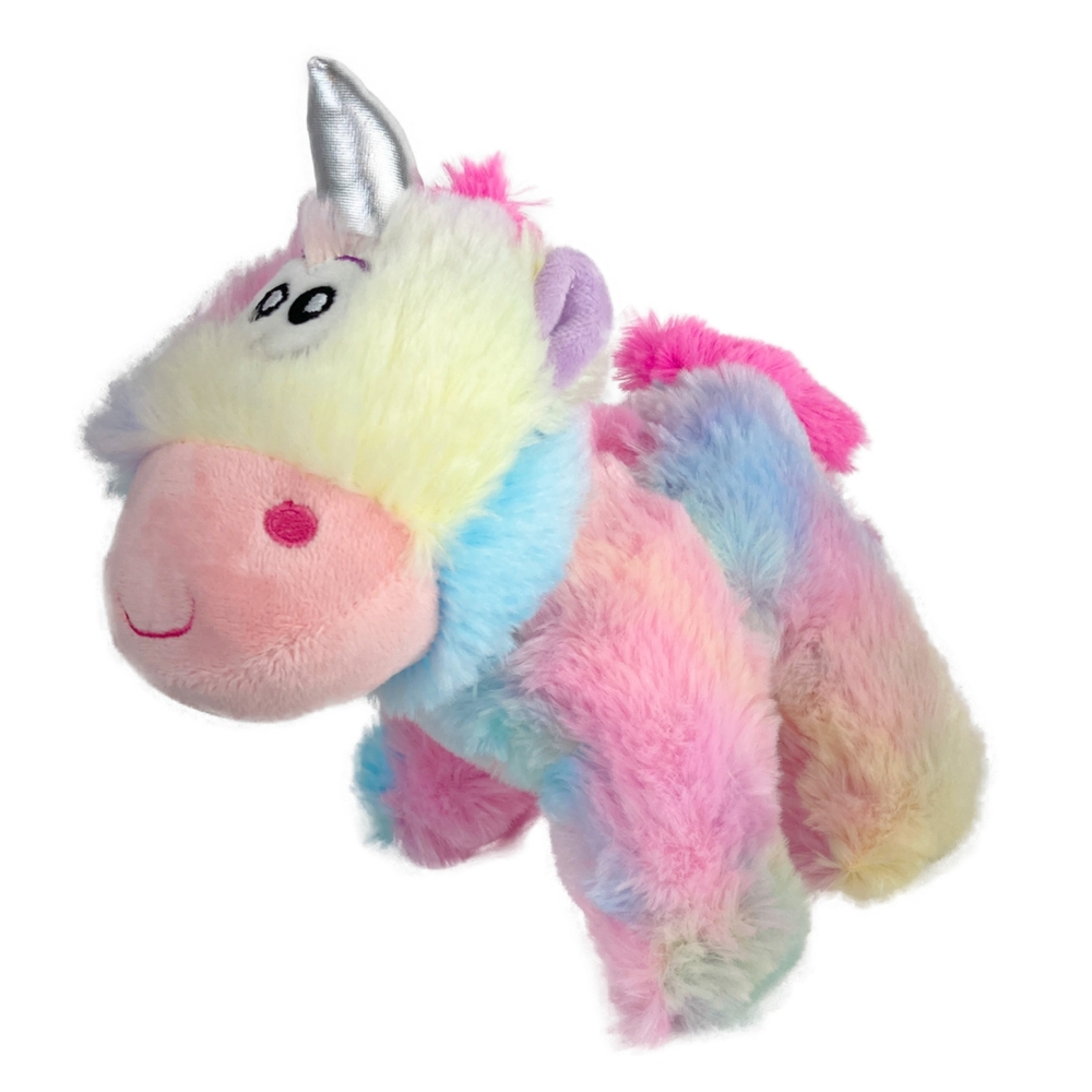 Snuggle Friends Rainbow Unicorn Dog Toy