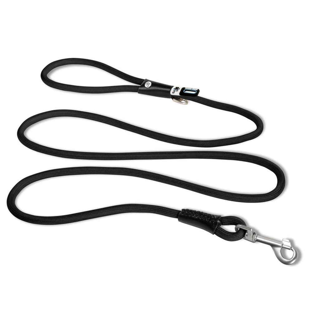 Curli Stretch Comfort Dog Leash Black M, L