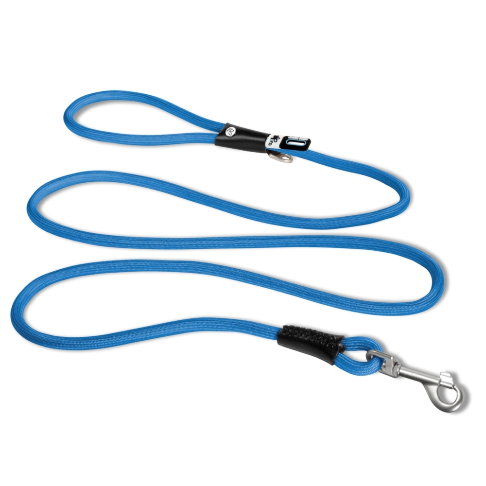 Curli Stretch Comfort Dog Leash Blue M, L