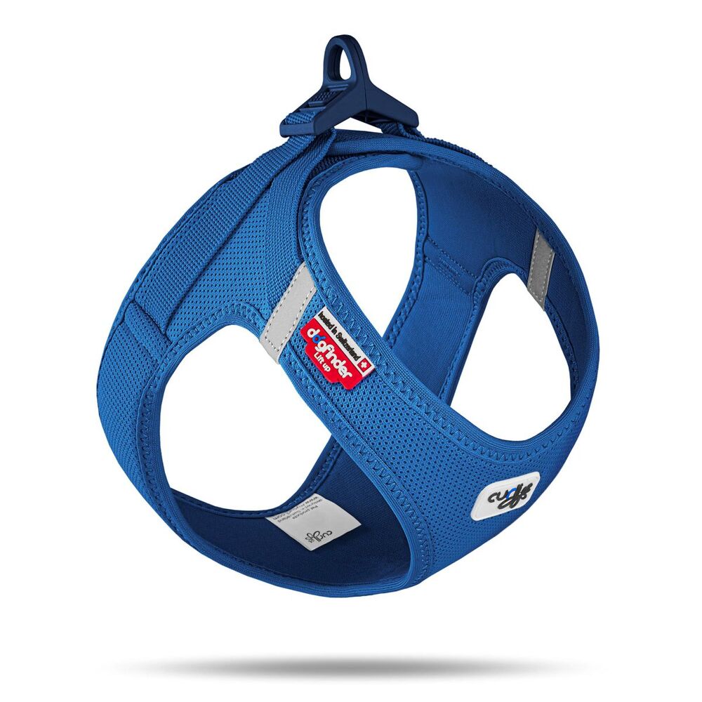 Curli Vest Air Mesh Dog Harness Blue 3XS - XL