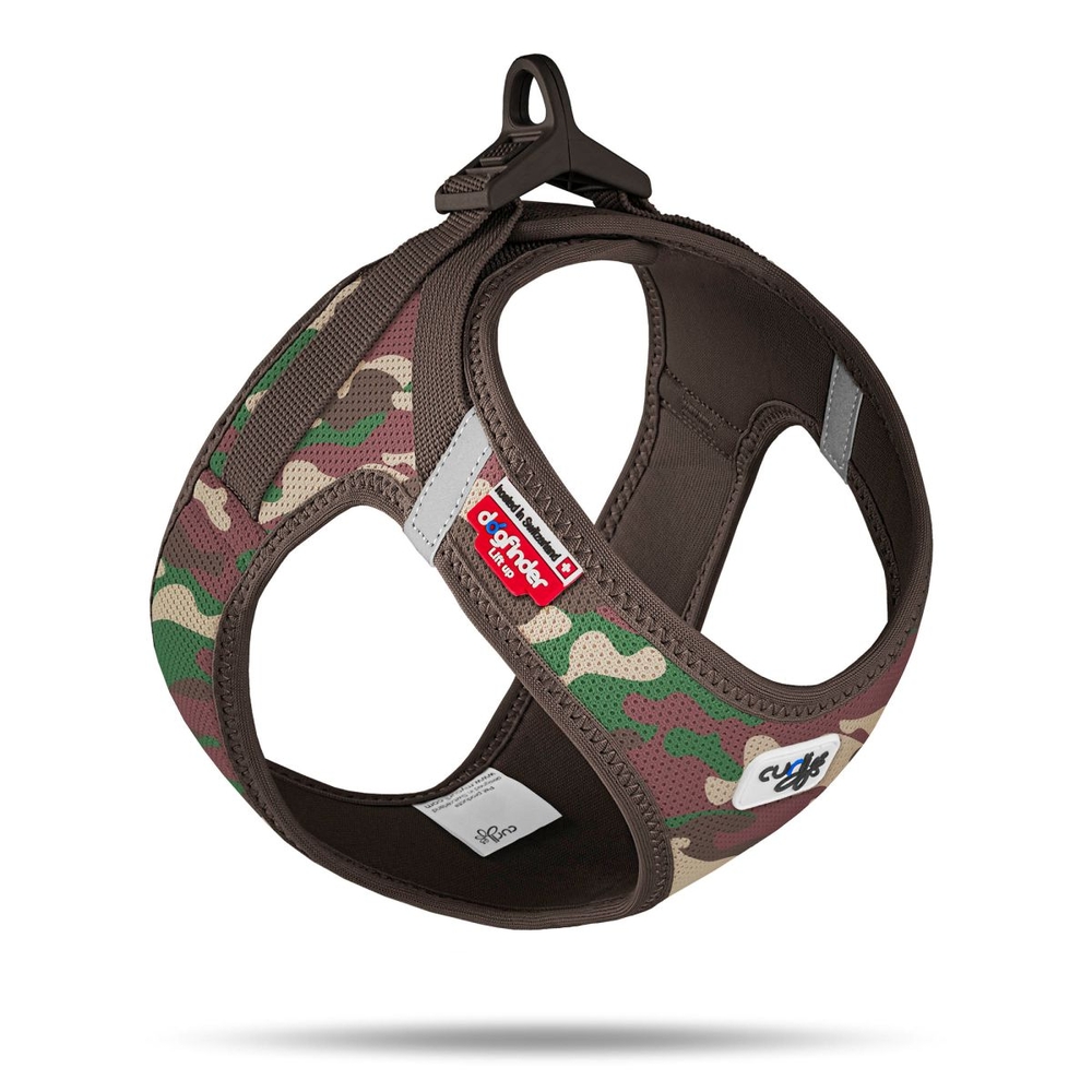 Curli Vest Air Mesh Dog Harness Camo 3XS - XL