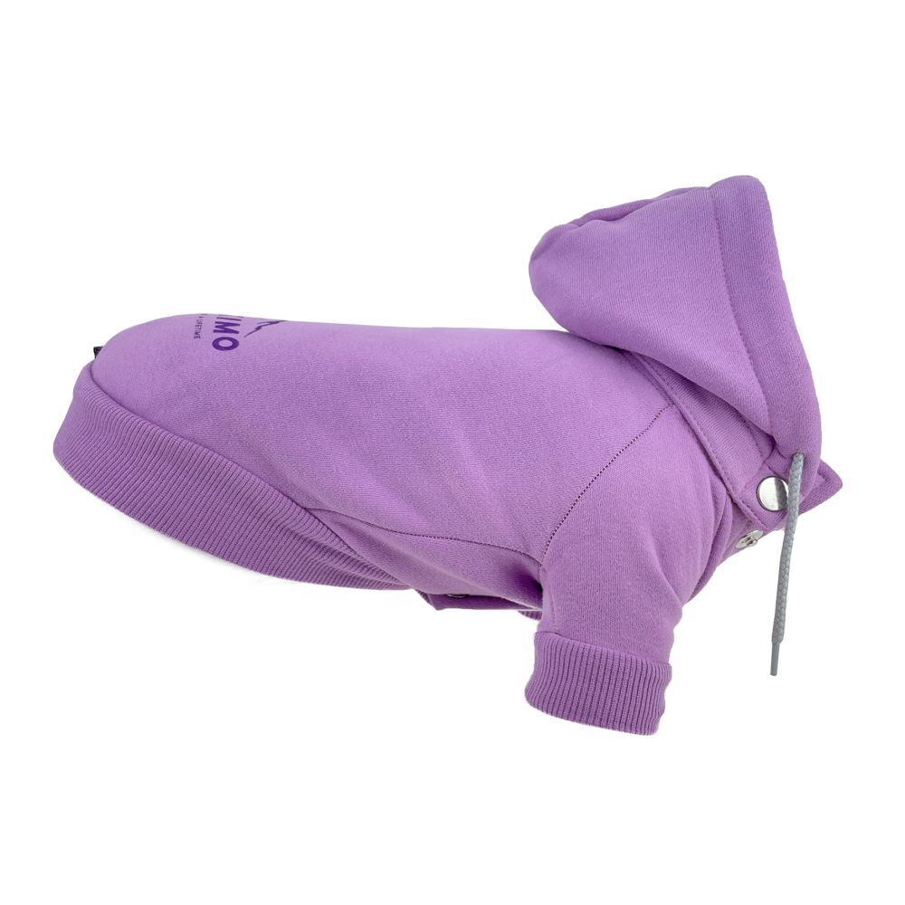 Huskimo Hartz Peak Lilac Dog Coat with Removable Hood (27cm)