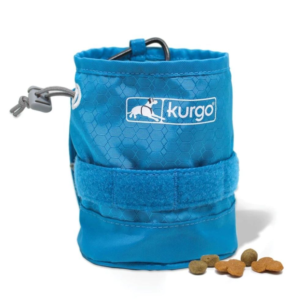 Kurgo Yorm Dog Treat Bag Coastal Blue