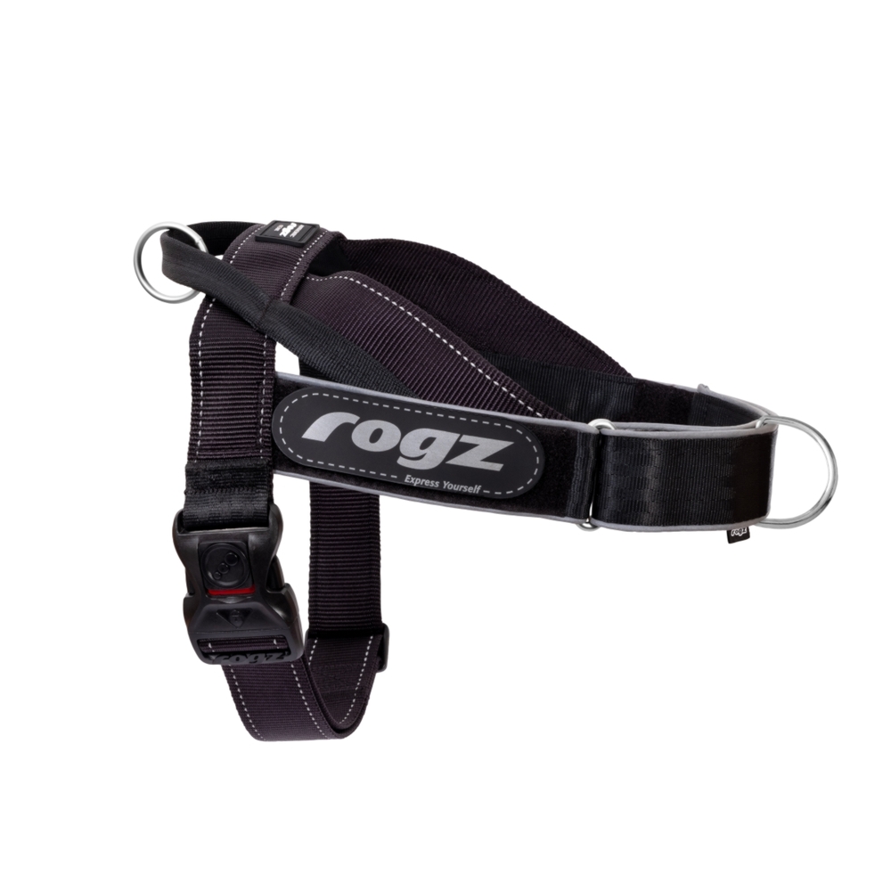 Rogz LetzGo Personalised Harness Black S, M, M/L, L, XL