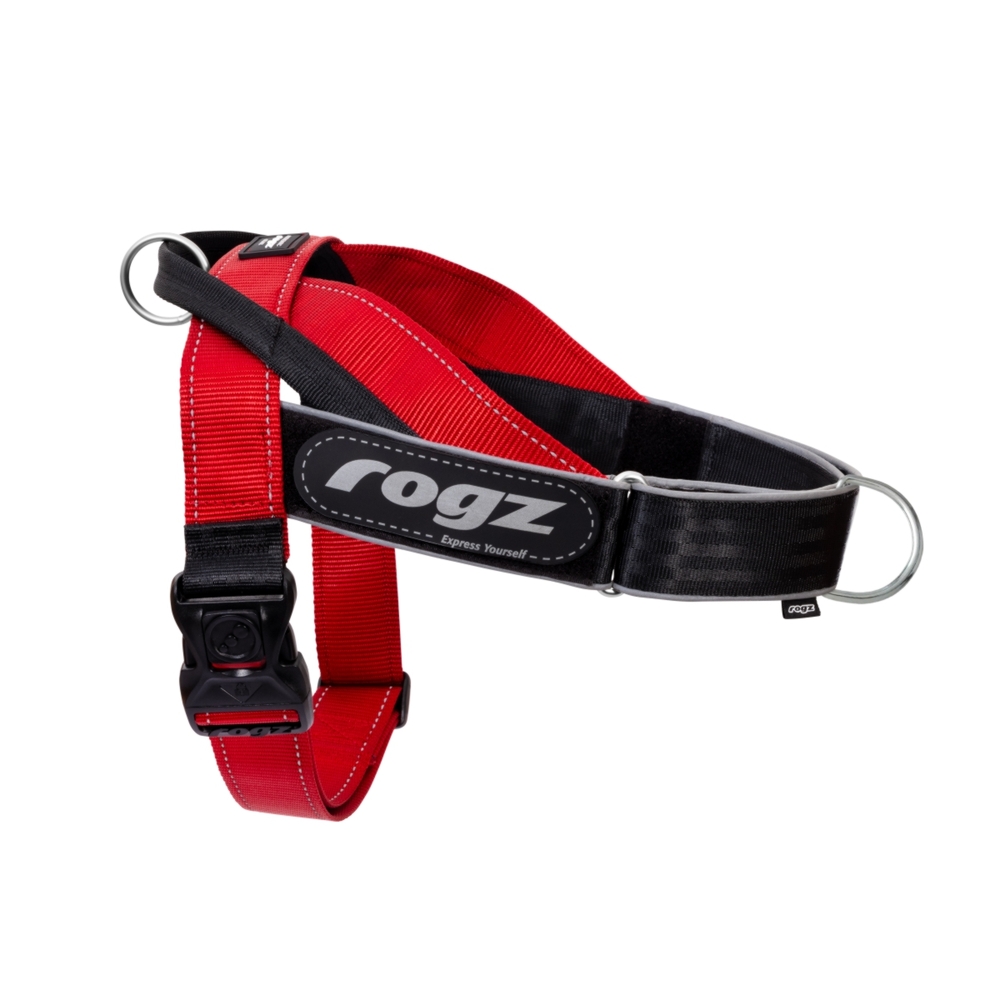 Rogz LetzGo Personalised Harness Red S, M, M/L, L, XL